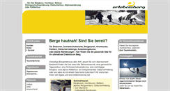 Desktop Screenshot of erlebnisberg.ch